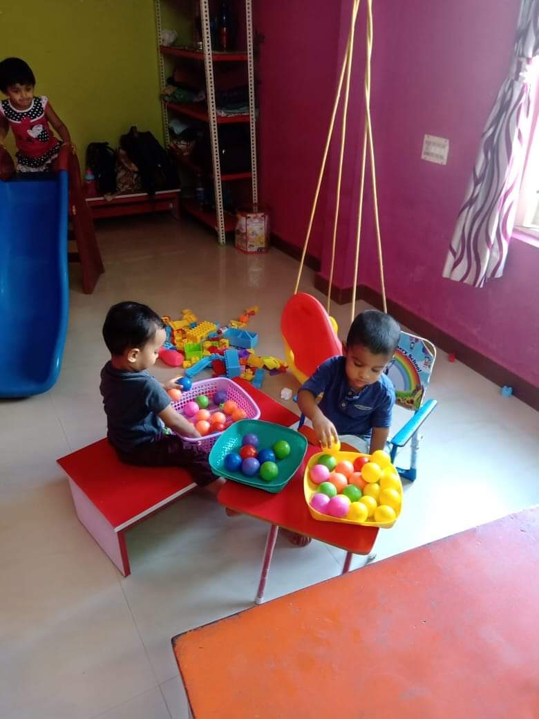 Ball pit play